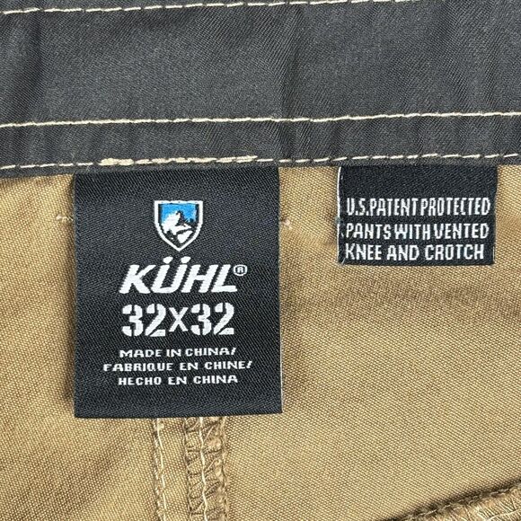 Kuhl Pants Mens 32x32 Khaki Hiking Work Stretch Vented Outdoor Style 5098 - Picture 6 of 15